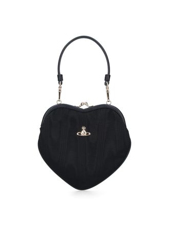 Vivienne Westwood Belle Heart Frame Handbag - Black