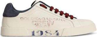 Dolce & Gabbana Sneakers met logoprint - Beige