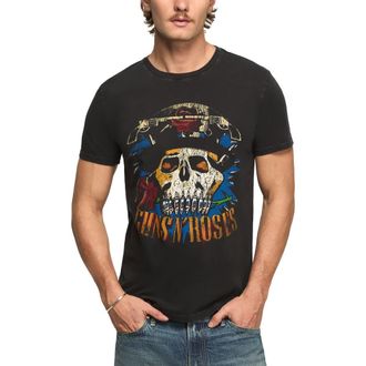 Lucky Brand Guns N Roses Graphic Cotton T-Shirt in Caviar at Nordstrom, Size Xx-Large