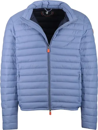 Save The Duck Blauwe zomerjas Save the Duck gewatteerd nylon