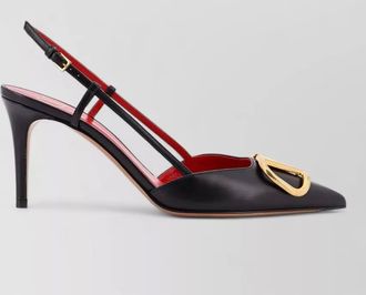Valentino Garavani vlogo signature leather buckle pumps