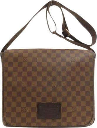 Louis Vuitton Borsa a tracolla Brooklyn MM Pre-owned - - Pre-owned - Donna - Marrone - ONE SIZE