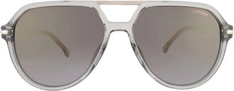 Carrera Grey Shaded Gold Pilot Mens Sunglasses CARRERA 315/S 0KB7/FQ 58