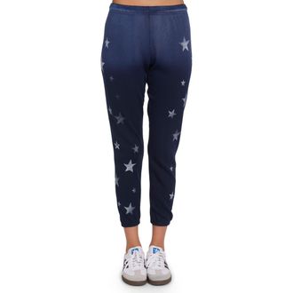 Lauren Moshi Alana Vintage Stars Sweatpants in Navy Ombre at Nordstrom, Size Medium