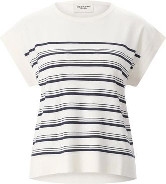 Max Mara Truien & Vesten, Dames, Veelkleurig, M, Ronde hals gebreid
