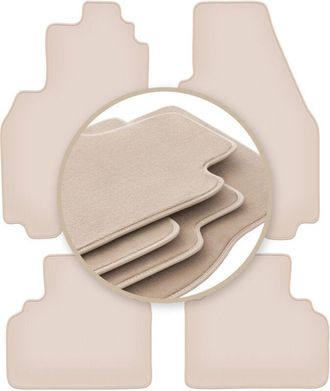 OEM Alfombrillas Beige Premium Para Ford Cougar Coup&eacute; 1998-2004