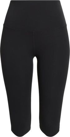 YEAR OF OURS Studio High Waist Crop Leggings in Black at Nordstrom, Size X-Large