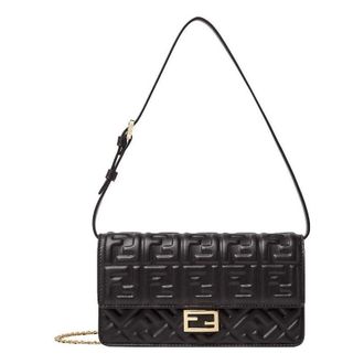 Fendi (WMNS) Fendi SS26 Wallet On Chain Baguette Black 8M0498AAJDF0KUR