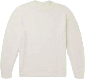 Dries Van Noten Beige Sweater Collectie - Heren - Ronde hals truien - Beige - L - Truien & Vesten