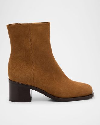 La Canadienne Julie Waterproof Suede Booties