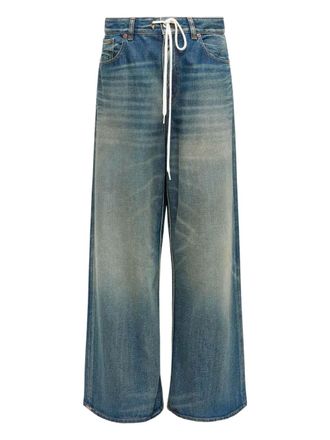 Maison Margiela Jeans met wijde pijpen - Blauw