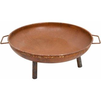 vidaXL Braciere 67,5x58x22,5 cm in Acciaio vidaXL