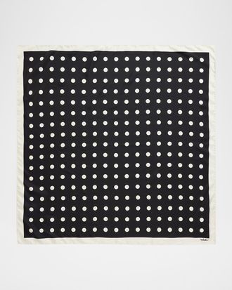 Valentino Garavani Opticool Print Silk Scarf