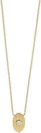 Bony Levy Kiera Diamond Petite Medallion Pendant Necklace in 18K Yellow Gold at Nordstrom Rack