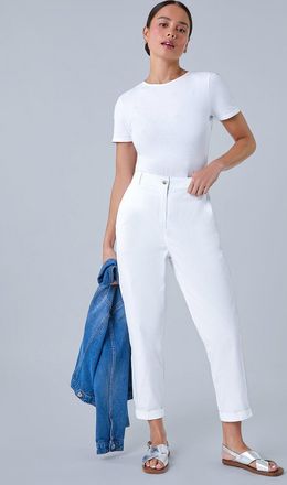 Roman Cotton Blend Stretch Chino Trousers