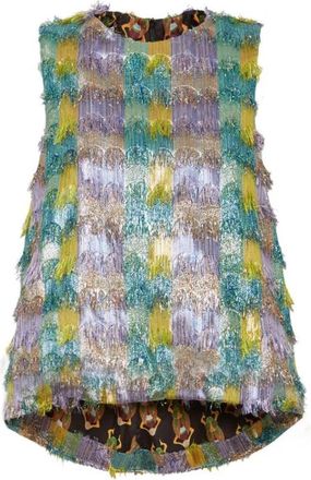 La DoubleJ Fascinerende Silhouet Blouse - Dames - Tops zonder mouwen - Veelkleurig - XL - Polyester - Tops