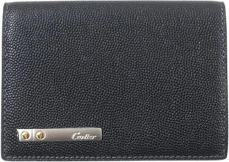 Cartier Pre-owned Wallets, male, Black, Size: ONE SIZE Pre-owned Business card case