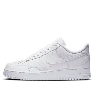 Nike Air Force 1 07 LV8 Misplaced Swoosh - Triple White CK7214-100