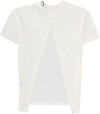Jacquemus Ventadou Open-Back Lightweight Paper-Blend Top