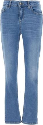 Liu Jo Slim-fit Jeans - Dames - Slim Fit Jeans - Blauw - W28 - Katoen - Jeans
