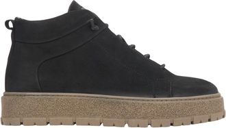 Estro & Luminara Hoge Nubuck Sneakers met Lichte Isolatie - Heren - Veterlaarzen - Zwart - 40 EU - Leer - Schoenen