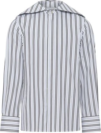 Marine Serre Gestreept overhemd - Blauw