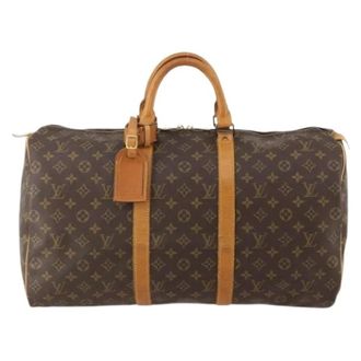 Louis Vuitton Pre-owned Keepall Bag - unisex - Louis Vuitton Vintage - Vintage Weekend Bags - Brown - ONE SIZE - Pre-owned