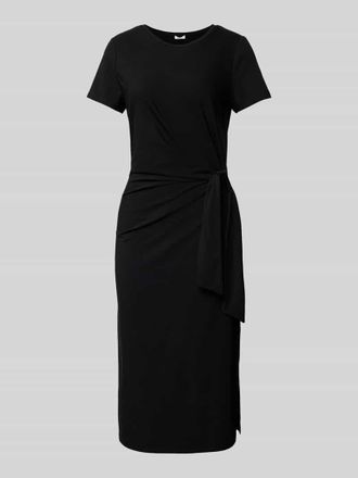 s.Oliver Red Label T-Shirt-Kleid mit Bindeg&uuml;rtel in Black, Gr&ouml;&szlig;e 34