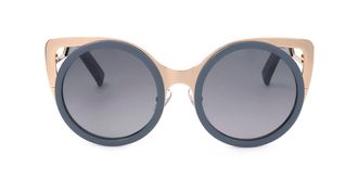Linda Farrow ERDEM EDM4 C7 Womens Sunglasses Blue Size 49