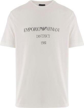 Emporio Armani White Crew Neck T-Shirt