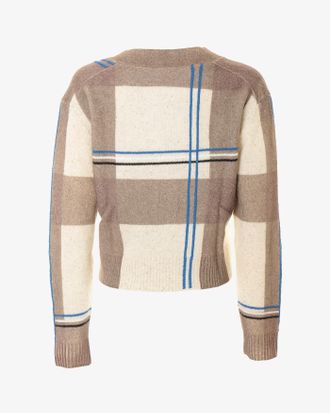 Paul Smith Wool-Blend Check Cardigan - Beige