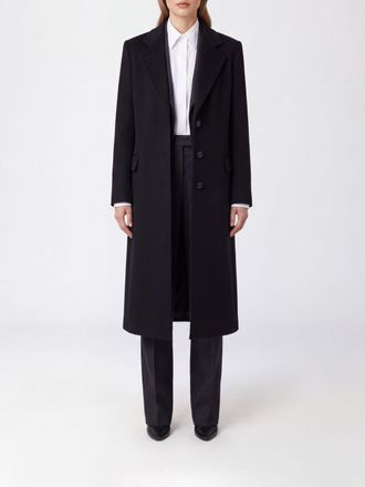 Tagliatore Cappotto monopetto al ginocchio in lana e cashmere con collo classico