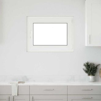 vidaXL Ventana De S&oacute;tano risor 80x60 Cm Oscilobatiente Din Derecha Antracita Vidaxl