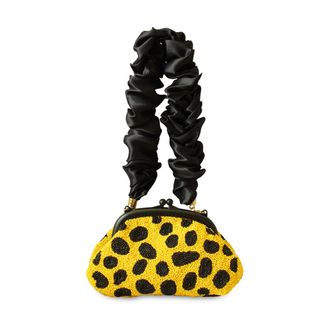 Brunna.Co The Arnoldi Mandy Hand-beaded Clutch in Yellow at Nordstrom, Size Small