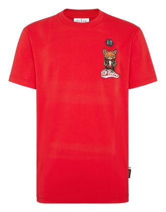 Philipp Plein Round Neck T-Shirt Plein Fox