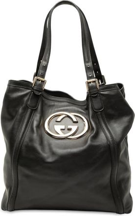 Gucci Pre-owned Gucci Calfskin Britt Tote Ladies H2IIA5T9X5TKZCQG