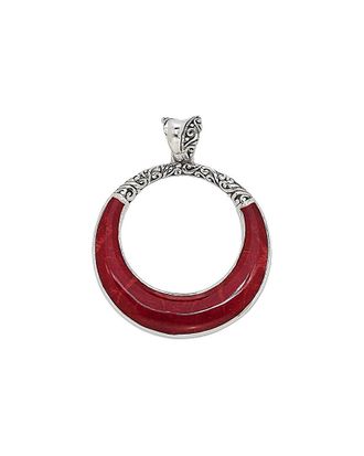 Samuel B. Silver Coral Pendant