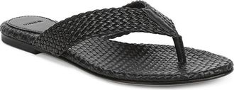 Vince Lotus Flip Flop in Black at Nordstrom, Size 9.5