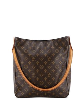 Louis Vuitton Looping Handbag Monogram Canvas GM shoulder bag - Brown