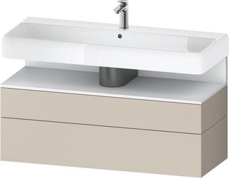 Duravit Duravit - Qatego Mueble Bajo Lavabo, 1 Extra&iacute;ble Y 1 Caj&oacute;n