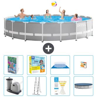 Intex Piscina Prism Frame Redonda - 610x132 Cm - 9-piezas S529
