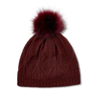 Ariat Womens Kelston Beanie Hat in Tawny Port, Size OS, by Ariat