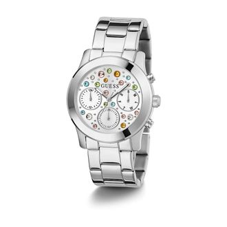 Guess Dameshorloge 38 mm roestvrijstalen armband - Dames - Horloges - Grijs - ONE Size - Accessoires