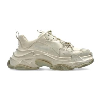 Balenciaga Schoenen, Dames, Beige, 40 EU, Sneakers Triple S