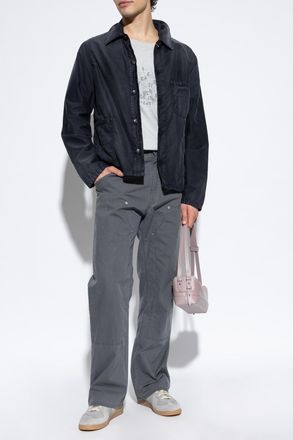 Maison Margiela Lightweight Jacket With Pockets, Mens, Black