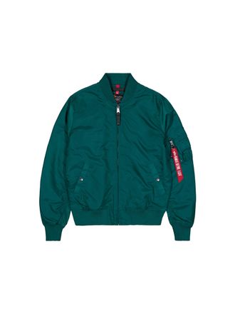 Alpha Industries Bomberjacke ALPHA INDUSTRIES MA-1 TT Light, Herren, Gr. XXL, gr&uuml;n (force gr&uuml;n), Obermaterial: 100% Nylon, Futter: 100% Nylon, Jacken Bomberjacke