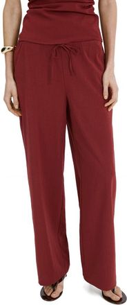 Mango Drawstring Pants in Red at Nordstrom, Size X-Large