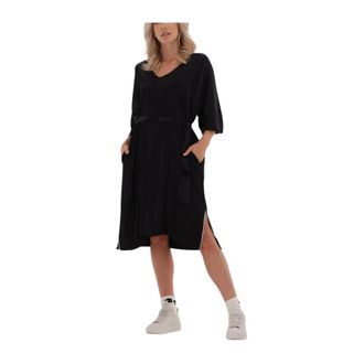 10 Days Kimono Tunic Jurk Zwart - Dames - Casual kleedjes - Zwart - S - Kleedjes