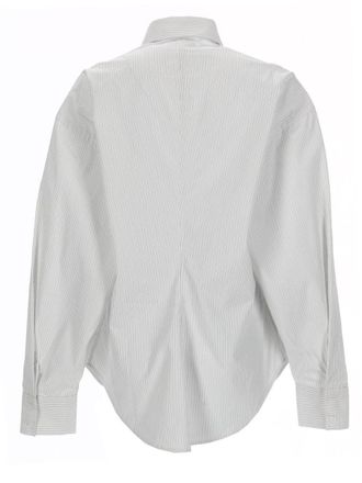 Filippa K Striped Cotton Shirt - White
