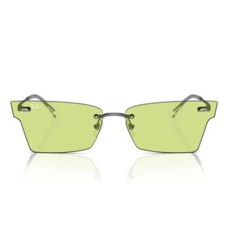 Ray-Ban Green Irregular Unisex Sunglasses RB3730 004/2 64